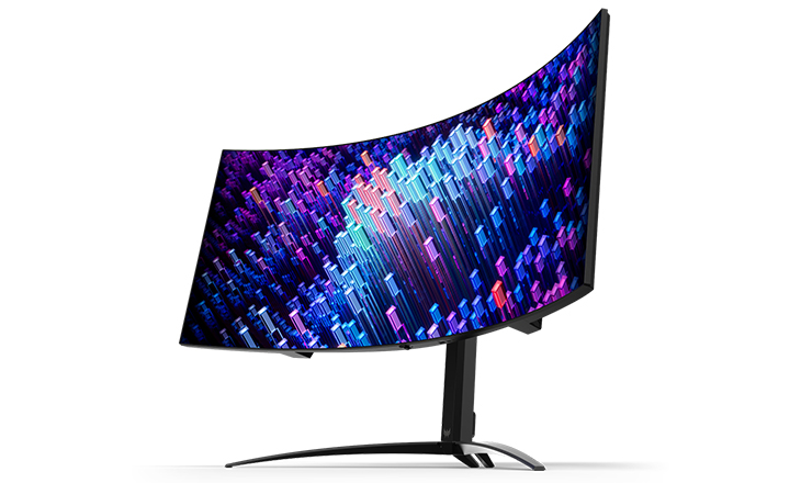 آيسر تكشف عن شاشات OLED وMiniLED منحنية لمحبي الألعاب